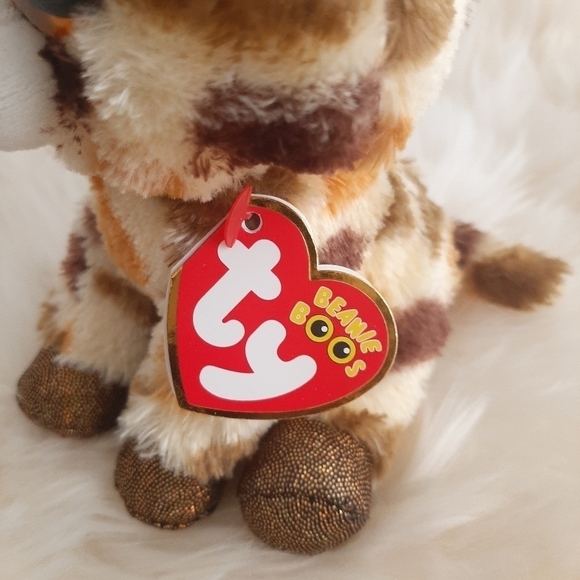 Ty Beanie Boos Stilts the Giraffe 6" - Picture 9 of 12